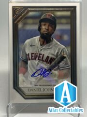 2021 Topps Gallery Daniel Johnson Auto Rookie Card Cleveland